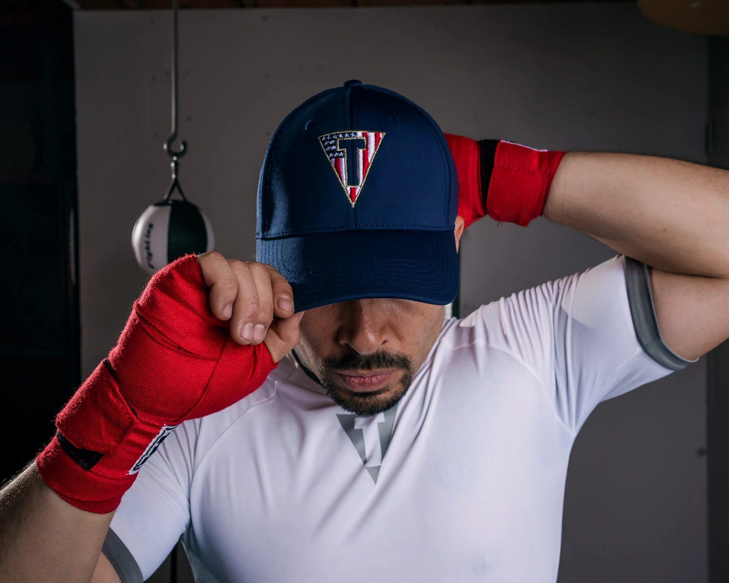 TITLE Boxing Fitted Flag T Cap 2 TITLE Boxing Fitted Flag T Cap - Image 2