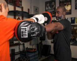 TITLE Boxing Incredi-Ball Leather Punch Mitts 2.0 -TITLE Boxing Shop tipml2 bk rd 1