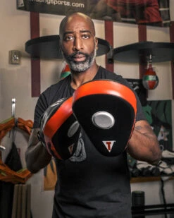 TITLE Boxing Incredi-Ball Leather Punch Mitts 2.0 -TITLE Boxing Shop tipml2 bk rd 2