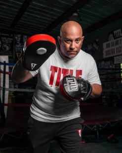 TITLE Boxing Incredi-Ball Leather Punch Mitts 2.0 -TITLE Boxing Shop tipml2 bk rd 1