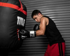 TITLE Premier Leather Super Bag Gloves 2.0 -TITLE Boxing Shop tsbg2 bk 1 1