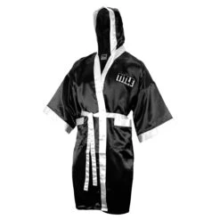TITLE Boxing Full Length Robe 25 TITLE Boxing Full Length Robe -TITLE Boxing Shop tsrfl bk wh 2