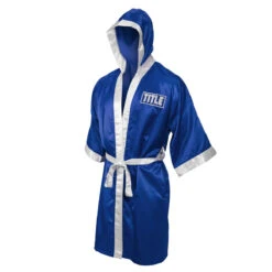 TITLE Boxing Pro Full Length Boxing Robe -TITLE Boxing Shop tsrfl2 bl wh 01