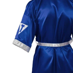 TITLE Boxing Pro Full Length Boxing Robe -TITLE Boxing Shop tsrfl2 bl wh 06