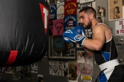 TITLE Boxing Pro Style Leather Training Boxing Gloves 3.0 -TITLE Boxing Shop tvvtg3 bl wh