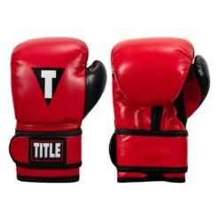 TITLE Boxing Youth Bag Gloves 20 TITLE Boxing Youth Bag Gloves -TITLE Boxing Shop ytbbg rd bk 01